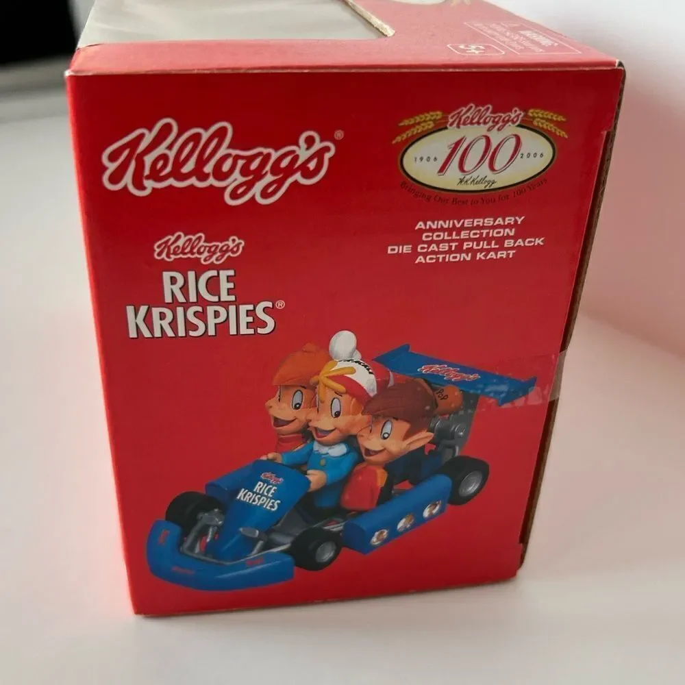 Kelloggs’s Rice Krispies Snap Crackle Pop 100 Anniversary Die Cast Action Kart